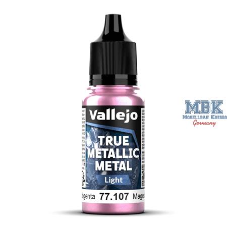 True Metallic Metal Light - Crimson Magenta