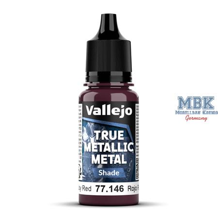 True Metallic Metal Shade - Ruby Red