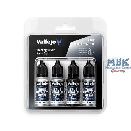 True Metallic Metal Paint Set - Sterling Silver