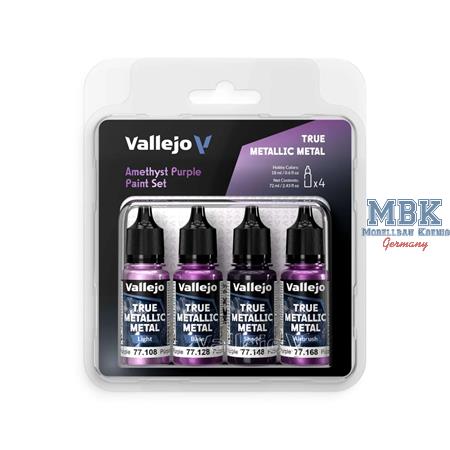 True Metallic Metal Paint Set - Amethyst Purple