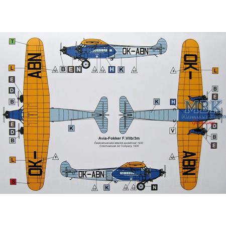 Avia F.VIIb (CSA, CLS)