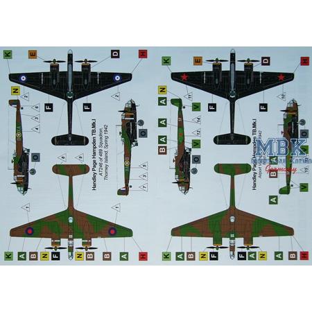 Handley Page Hampden TB.Mk.I (2x RAF, Russia)
