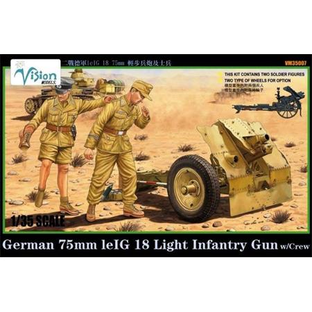 German 75mm LeIG 18 Leichtes Infantriegeschütz