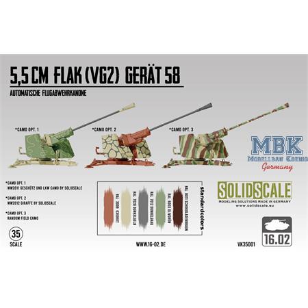 5,5cm Flak (VG2) Gerät 58 Autom. Flugabwehrkanone