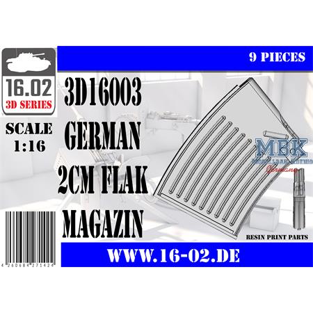 2cm Flak ammunition magazines (1:16)