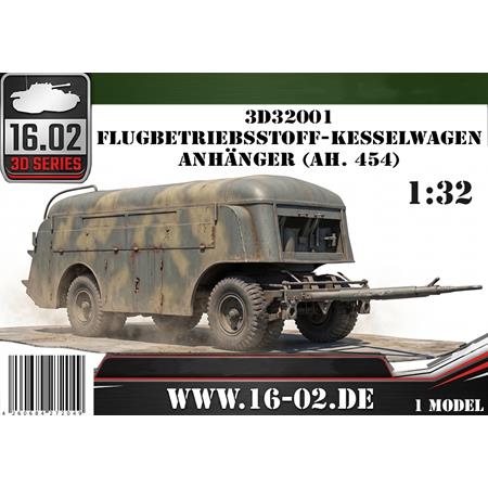 Flugbetriebsstoff-Kesselwagen Anhänger (1:32)