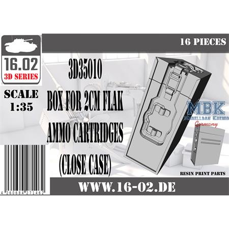 Box for 2cm Flak ammo cartridges (close case)