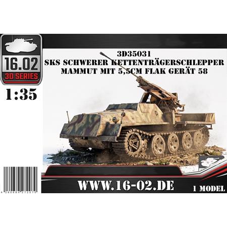 Schwerer Kettenträgerschlepper Mammut mit 5,5cm