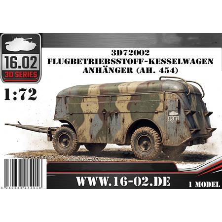 Flugbetriebsstoff-Kesselwagen Anhänger (1:72)