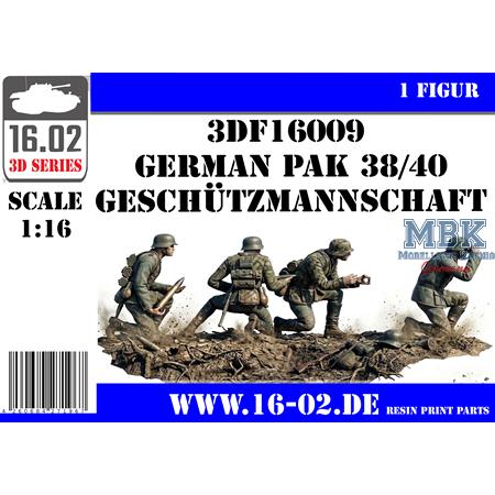 German Pak 38/40 Geschützmannschaft (1:16)