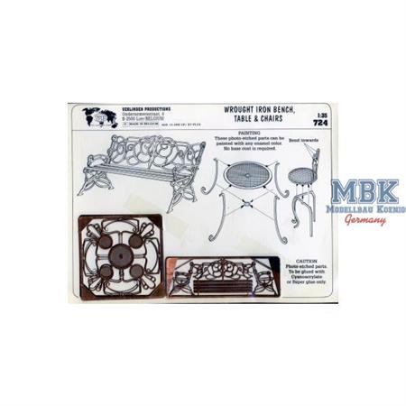 Wrought Iron Bench