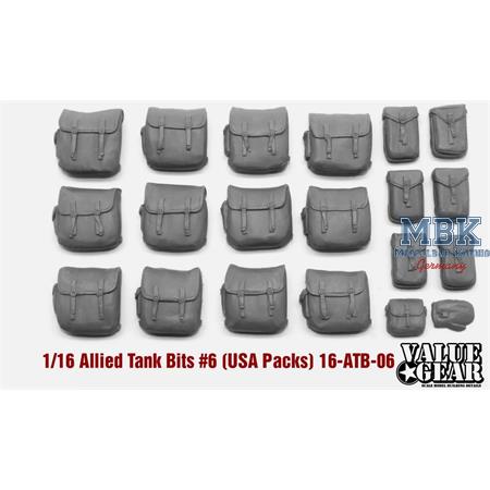 Allied Tank Bits USA Back Packs (1:16)