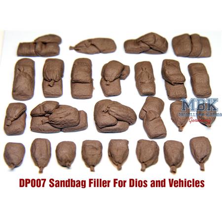 Sandbag Filler (Clumps of sandbags) Set #DP007