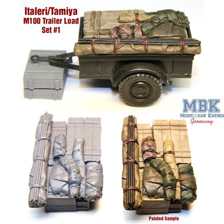 M100 Tamiya/Italeri Trailer Load Set #1