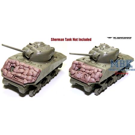 Sherman M4A3 Sandbag Fronts (2 pack) Set #SB14