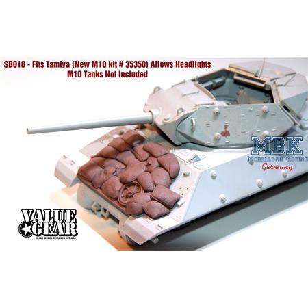 M10 Sandbag Front V1 (Tamiya new) #SB18