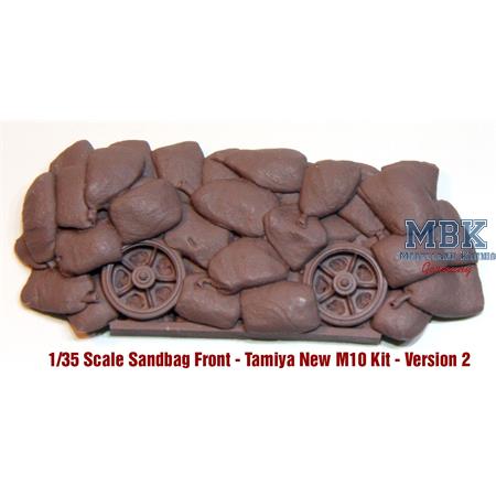 M10 Sandbag Front V2 (Tamiya new) #SB19