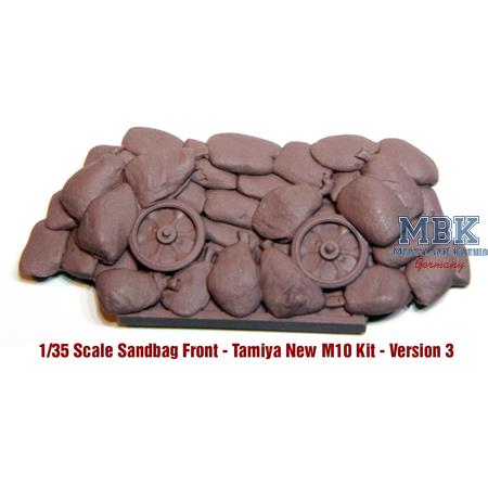 M10 Sandbag Front V3 (Tamiya new) #SB20