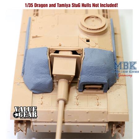 StuG III Concrete Armour+Wood Sides (Tamiya III G)