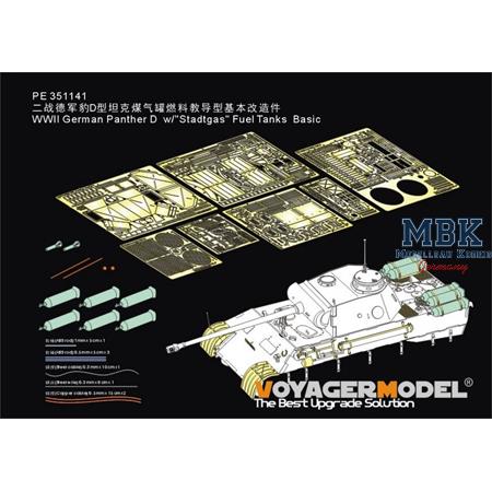 Panther D w/Stadtgas Fuel Tanks Basic (f. TAMIYA)