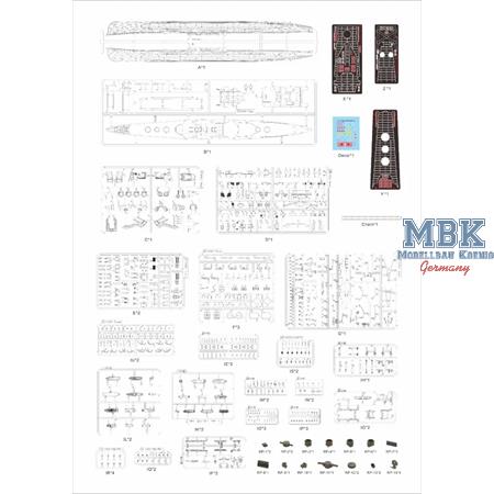 IJN Heavy Cruiser TAKAO-Deluxe Kit