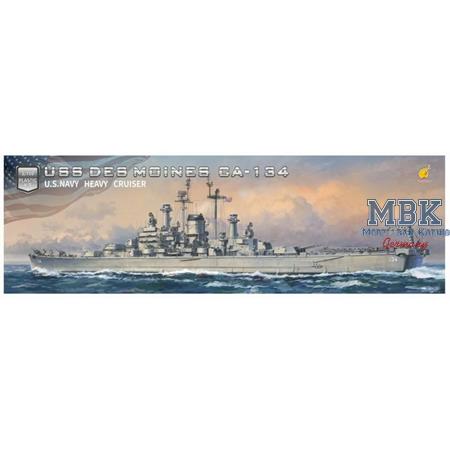 U.S. Navy Heavy Cruiser CA-134 USS DES MOINES-Delx