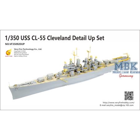 U.S. Navy Light Cruiser CL-55 USS CLEVELAND-Deluxe