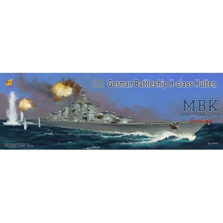 German Battleship H-Class HUTTEN-Deluxe Kit