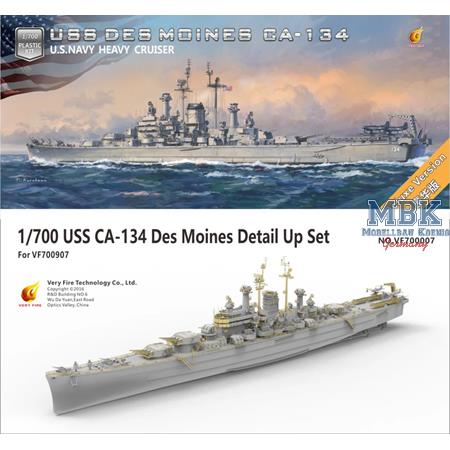 U.S. Navy Heavy Cruiser CA-134 USS DES MOINES-Delx