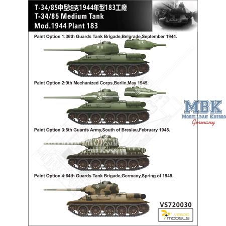 T-34/85 Medium Tank Mod.1944 Plant 183
