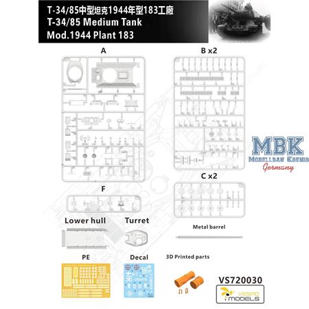 T-34/85 Medium Tank Mod.1944 Plant 183