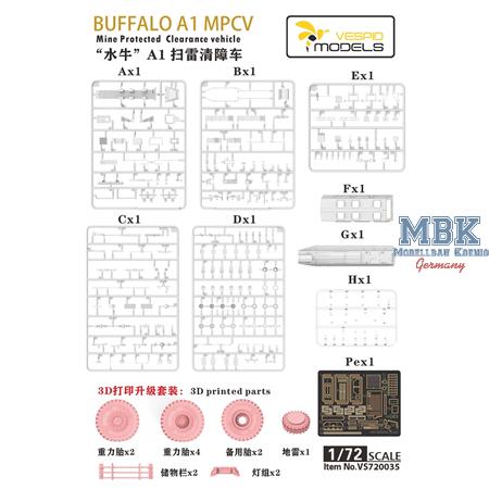 BUFFALO A1 MPCV Mine Protected Clearance vehicle