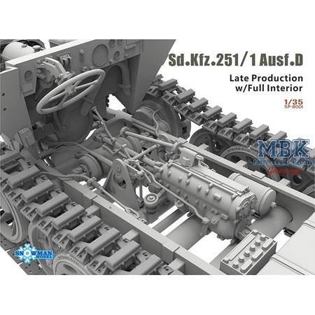 Sd.Kfz. 251/1 Ausf.D Late Prod. w/Full Interior