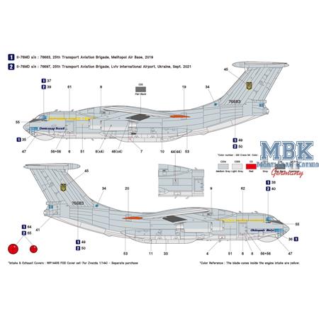 lyushin Il-76 Part.3 - Ukraine Air Force Il-76MD