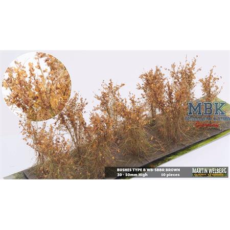 Büsche Braun 3-5 cm Bush brown