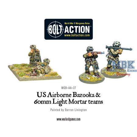 Bolt Action: US Airborne Bazooka + light mortar