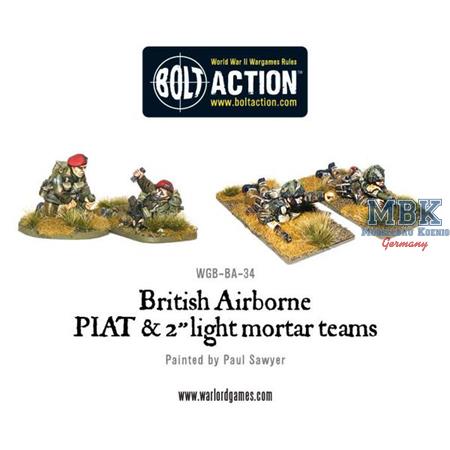 Bolt Action: British Airborne PIAT & light mortar