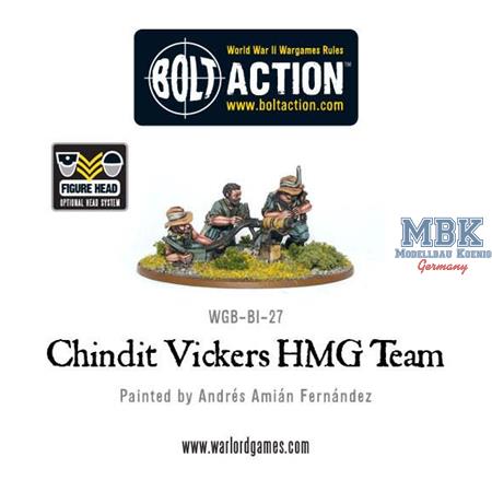 Bolt Action: Chindit Vickers MMG Team