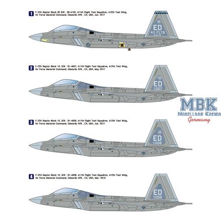 Lockheed Martin F-22A Raptor "Edwards AFB" Premium