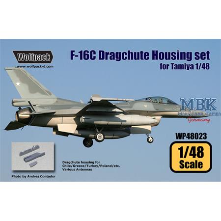 F-16C Dragchute Housing set