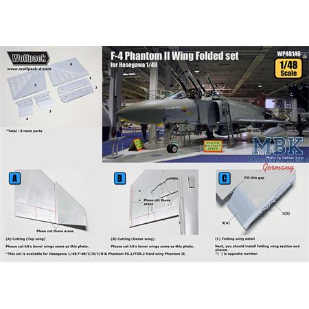 F-4 Phantom II Wing Folded set (for Hasegawa 1/48)