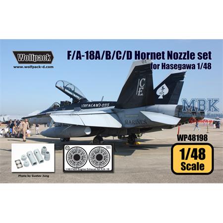 F/A-18A/B/C/D Hornet F404 Engine Nozzle set