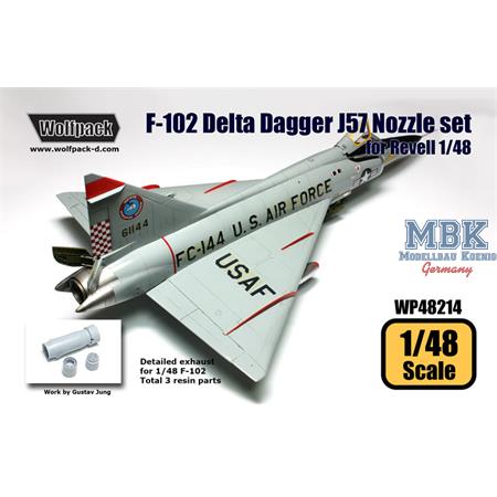 F-102 Delta Dagger J57 Engine Nozzle set