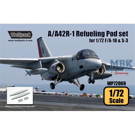 A/A42R-1 Refueling Pod set (for 1/72 F/A-18 & S-3)