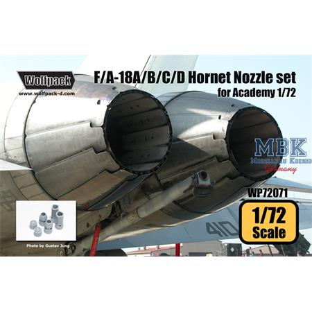 F/A-18A/B/C/D Hornet nozzle set