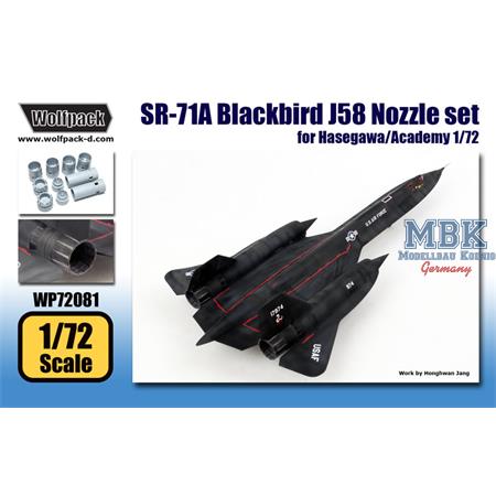 SR-71A Blackbird J58 Engine Nozzle set