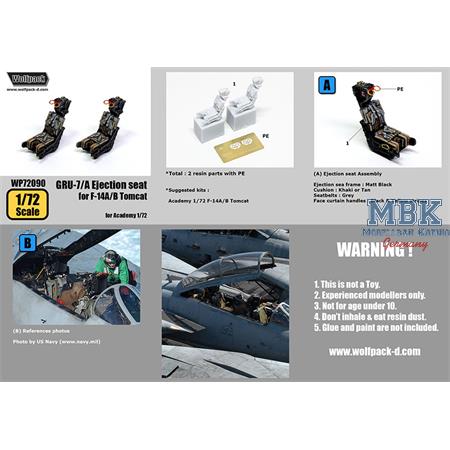 GRU-7/A Ejection seat set (1/72 F-14A/B Tomcat)