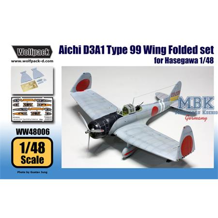 Aichi D3A1 Type 99 Wing Folded set