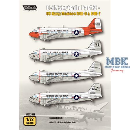 C-47 Skytrain Part.3 - US Navy/Marine R4D-6 + D-7