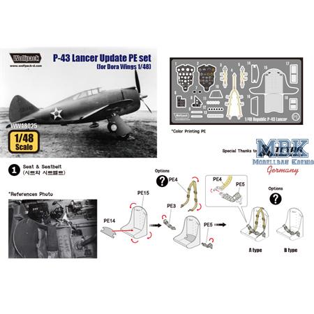 Republic P-43 Lancer Update PE Set
